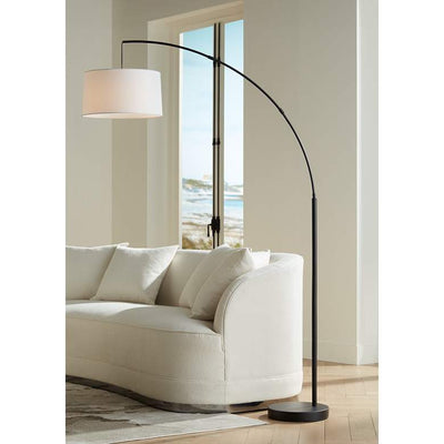 Black Arc Floor Lamp