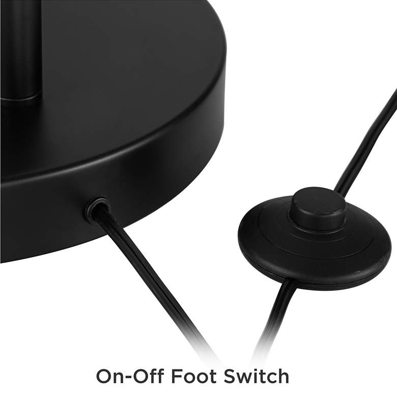 Black Arc Floor Lamp