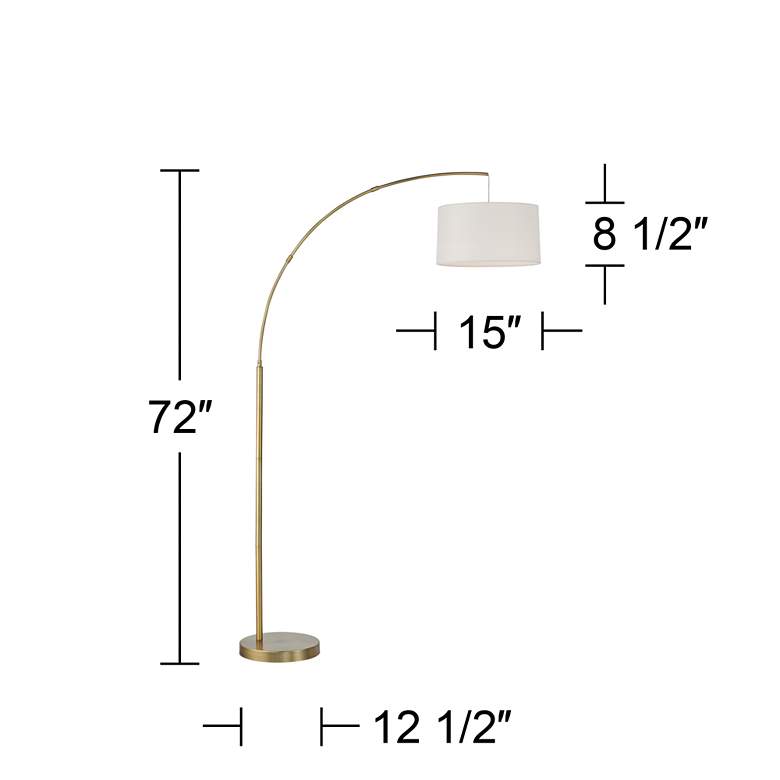 Black Arc Floor Lamp