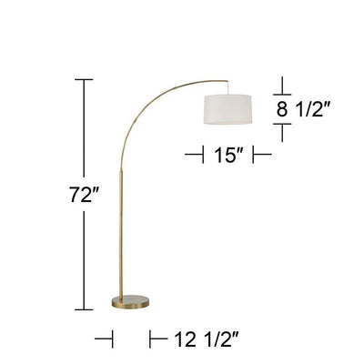 Black Arc Floor Lamp