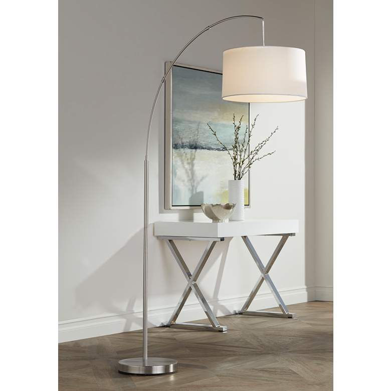 Black Arc Floor Lamp