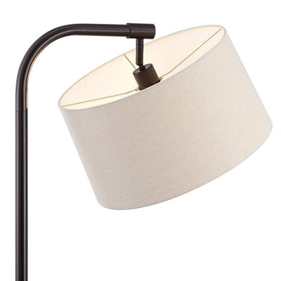 Warm Gold Arc Floor Lamp