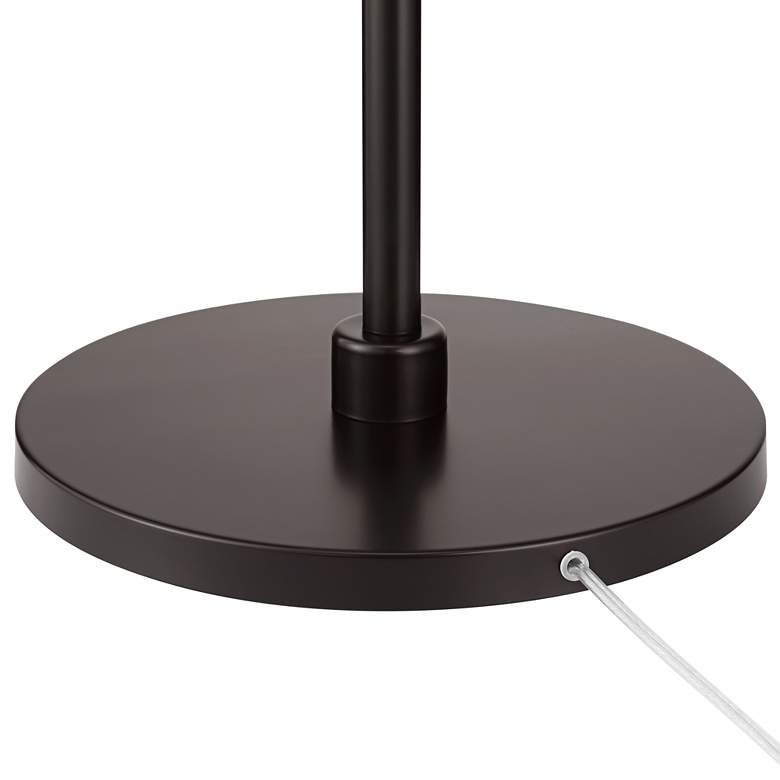 Warm Gold Arc Floor Lamp